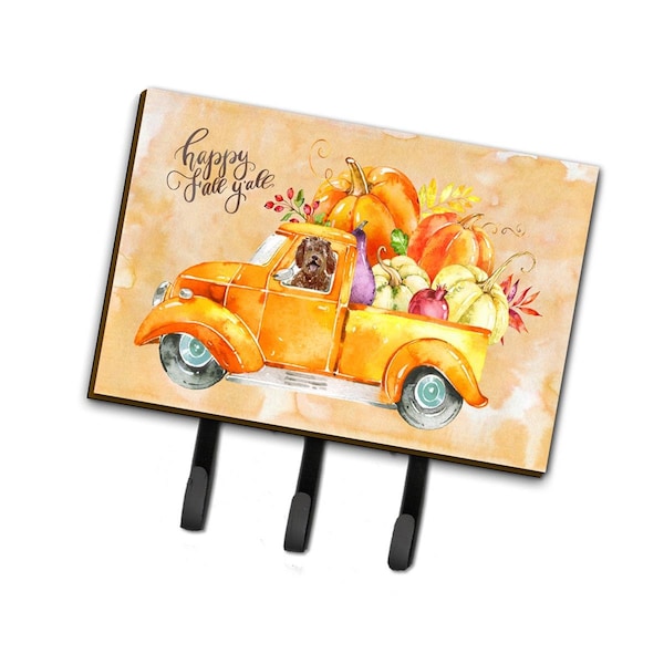 Carolines Treasures Fall Harvest Labradoodle Leash or Key Holder CK2623TH68 - main